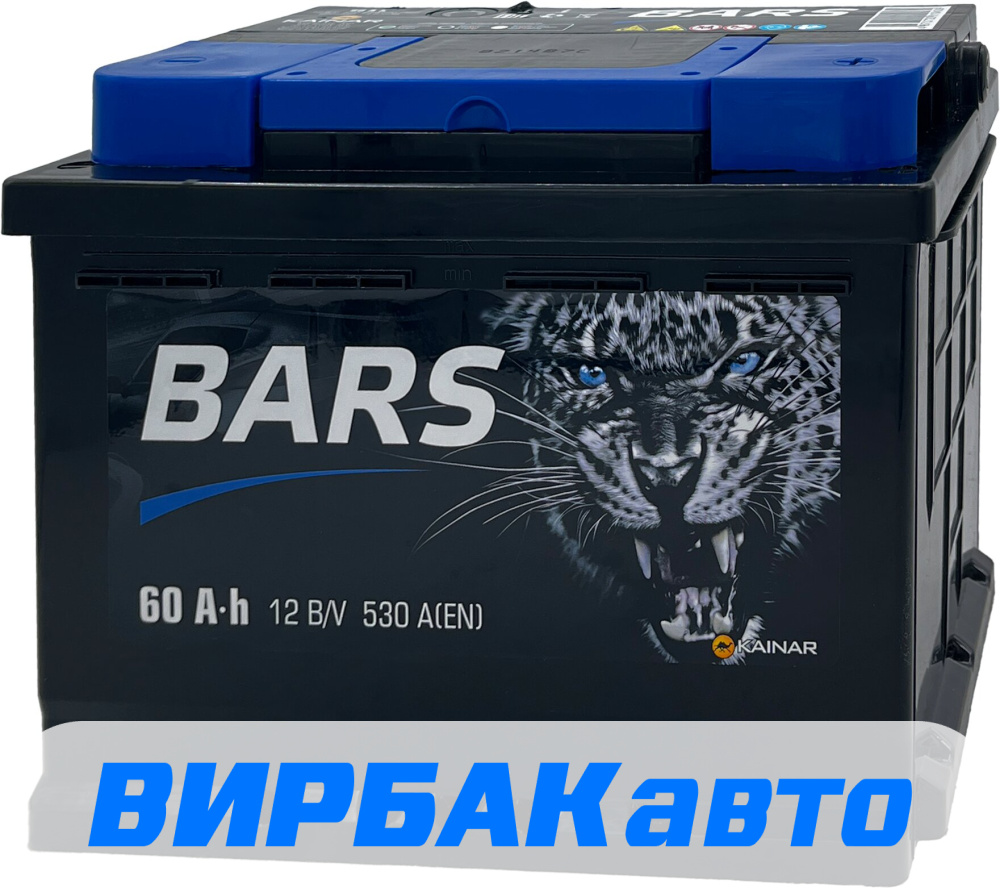 Аккумулятор BARS 60 Ач 520 А обратная